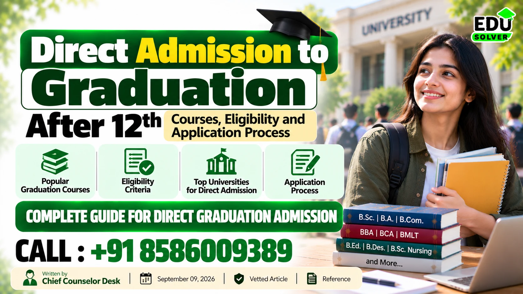 Direct Admission to Graduation After 12th: Courses, Eligibility and Application Process
